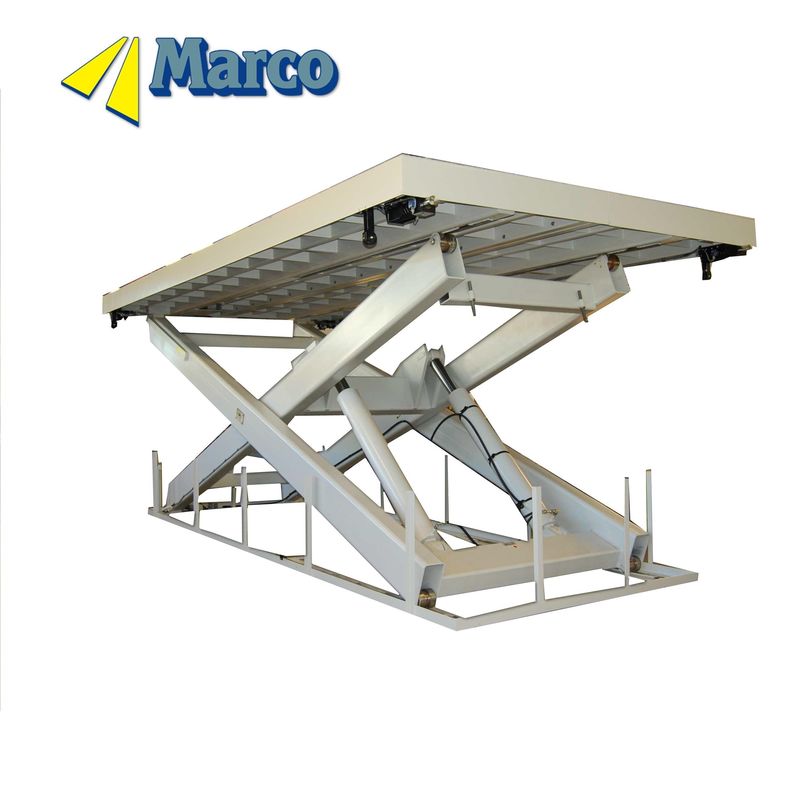Marco Piattaforma di sollevamento a forbice idraulica su misura Trazione di sollevamento 5000 mm Altezza di chiusura 1100 mm