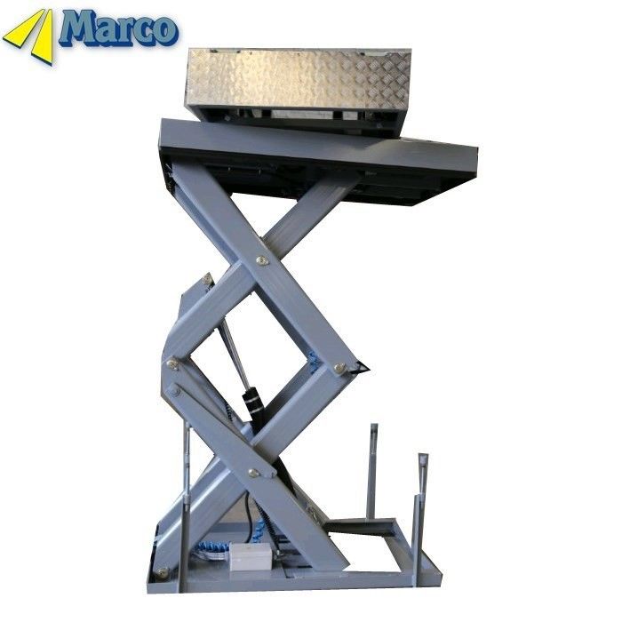 Tavola giratoria a motore idraulico su tavolo elevatore a forbice idraulica per laboratorio di verniciatura