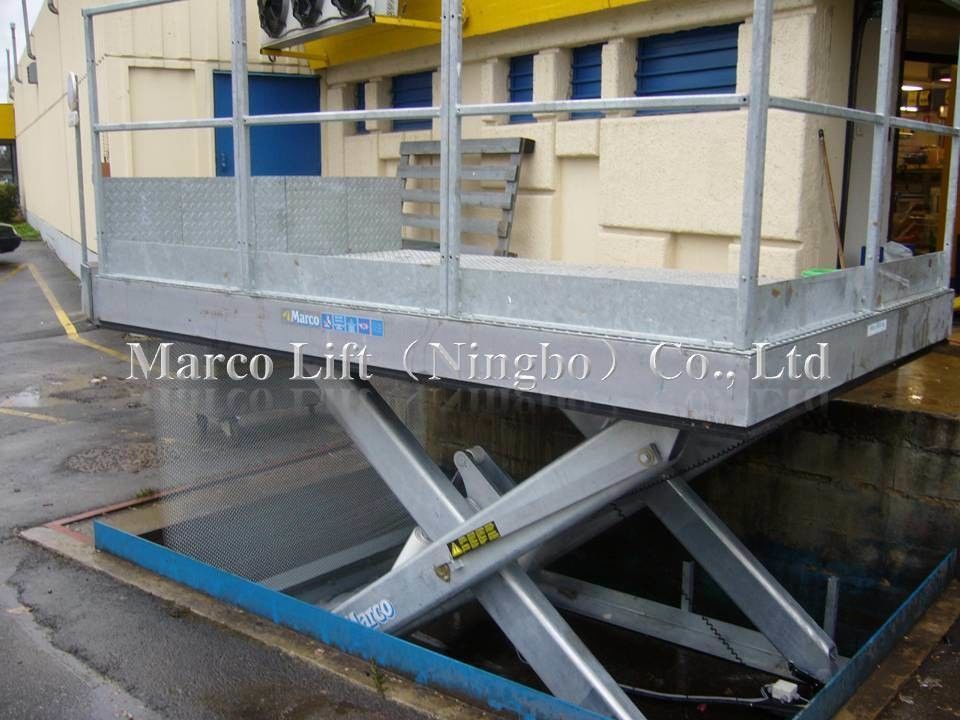 4-6 tonnellate Marco Dock di carico Tavolo di sollevamento da forbice con opzioni personalizzabili omologate CE